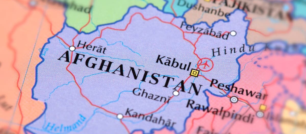 Landkarte Afghanistan